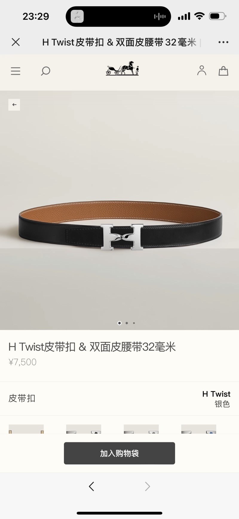 Hermes Belts